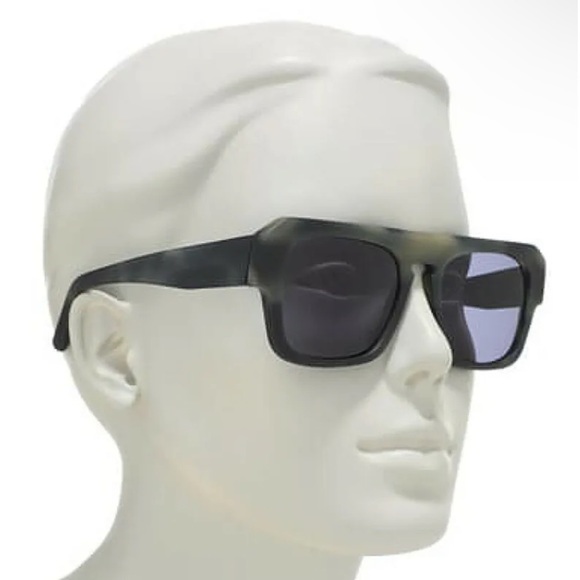 $385 Etro Navigator Sunglasses Matte Havana Gray Thick Frame Gray Lens Italy - Picture 1 of 13